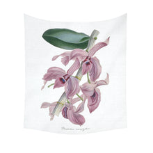 Load image into Gallery viewer, Dendrobium  Macrophyllum Cotton Linen Wall Tapestry 51"x 60"