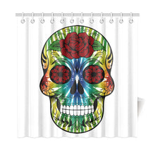Load image into Gallery viewer, skull 13 Shower Curtain 72"x72"