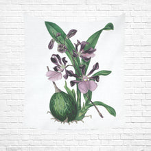 Load image into Gallery viewer, Epidendrum Macrochilum roseum Cotton Linen Wall Tapestry 51"x 60"