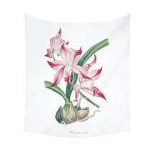 Load image into Gallery viewer, Laelia Autumnalis Cotton Linen Wall Tapestry 51"x 60"
