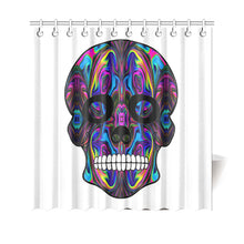Load image into Gallery viewer, skull 4 Shower Curtain 69"x70"