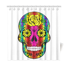 Load image into Gallery viewer, skull 11 Shower Curtain 72"x72"