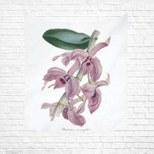 Load image into Gallery viewer, Dendrobium  Macrophyllum Cotton Linen Wall Tapestry 51"x 60"