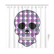 Load image into Gallery viewer, skull 2 Shower Curtain 72"x72"