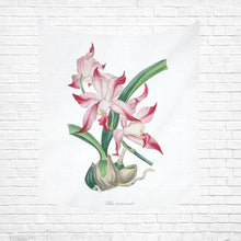 Load image into Gallery viewer, Laelia Autumnalis Cotton Linen Wall Tapestry 51"x 60"