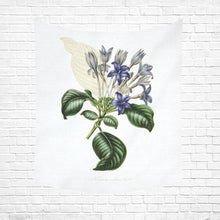 Load image into Gallery viewer, hindsia violacea Cotton Linen Wall Tapestry 51"x 60"