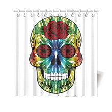 Load image into Gallery viewer, skull 13 Shower Curtain 69"x70"