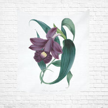 Load image into Gallery viewer, Sobralia macantha splenda Cotton Linen Wall Tapestry 51"x 60"