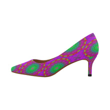 Load image into Gallery viewer, pattern 310 Women's Pointed Toe Low Heel Pumps (Model 053)