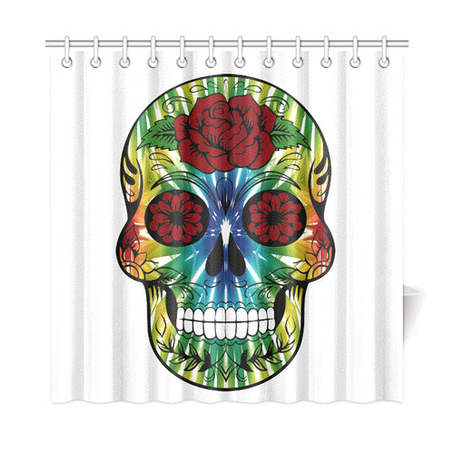 skull 13 Shower Curtain 72