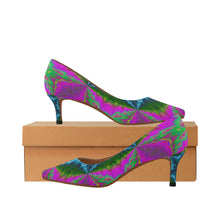 Load image into Gallery viewer, pattern 304 Women's Pointed Toe Low Heel Pumps (Model 053)