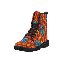 Load image into Gallery viewer, pattern 307 Martin Boots for Men (Black) (Model 1203H)