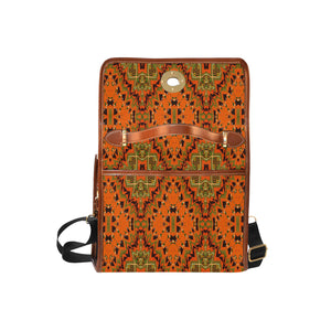 Kente 9 Waterproof Canvas Bag/All Over Print (Model 1641)