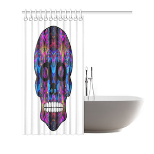 skull 5 Shower Curtain 72"x72"