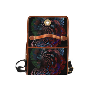 fractal spiral 2 Waterproof Canvas Bag/All Over Print (Model 1641)