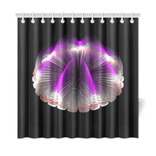 Load image into Gallery viewer, floral fract 11 Shower Curtain 72"x72"