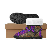 Load image into Gallery viewer, fractal 51 aa Custom High Top Kid&#39;s Snow Boots (Model 050)