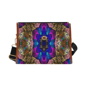 fractal 50 aa Waterproof Canvas Bag/All Over Print (Model 1641)