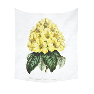 rhododinrumm smithii Cotton Linen Wall Tapestry 51"x 60"