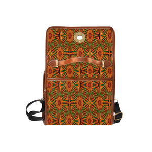 Kente 7 Waterproof Canvas Bag/All Over Print (Model 1641)