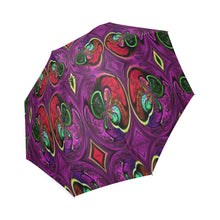 Load image into Gallery viewer, stained glass pattern 4 aa Foldable Umbrella