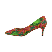 Load image into Gallery viewer, pattern 313 Women's Pointed Toe Low Heel Pumps (Model 053)