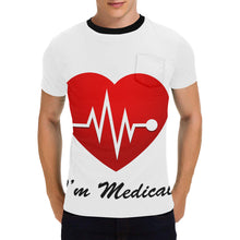 Load image into Gallery viewer, I&#39;m Medical Men&#39;s All Over Print T-Shirt with Chest Pocket (Model T56)