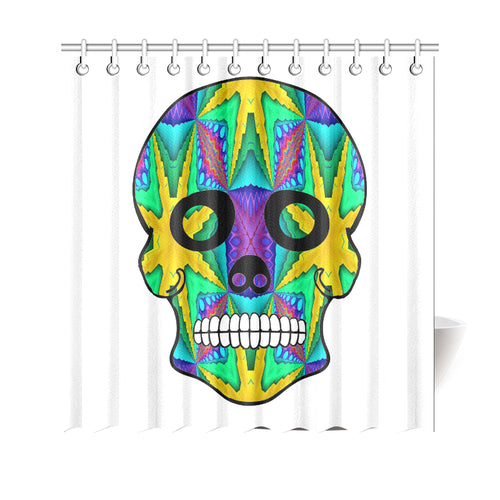 skull 9 Shower Curtain 69