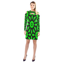 Load image into Gallery viewer, 506 Cold Shoulder Long Sleeve Dress (Model D37)