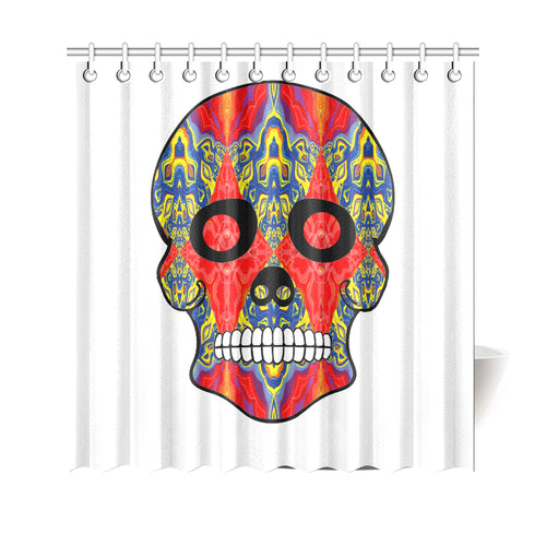 skull 8 Shower Curtain 69