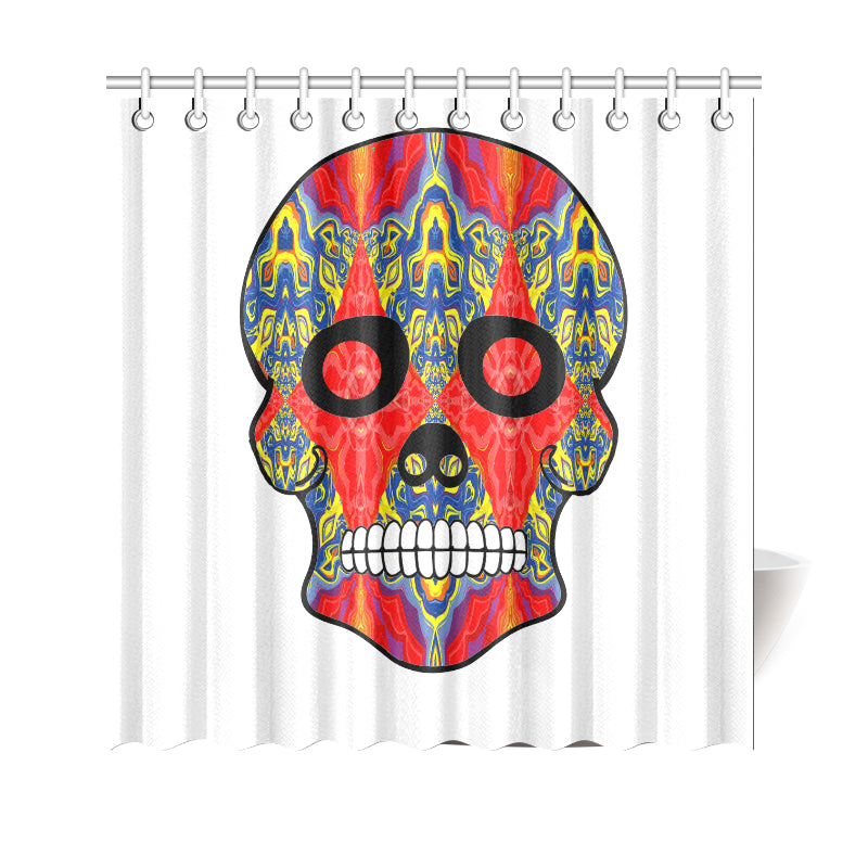 skull 8 Shower Curtain 69