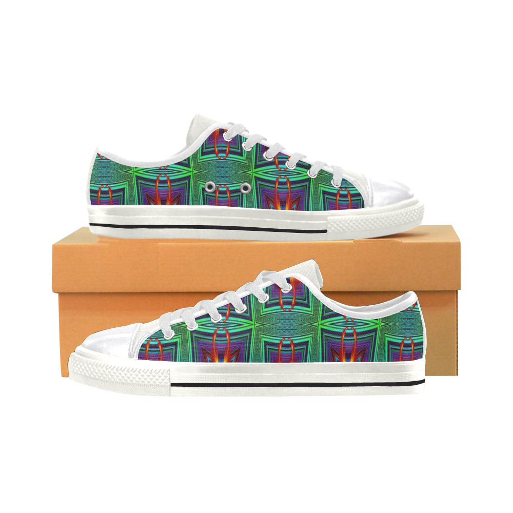 pattern 316 Women's Classic Canvas Shoes (Model 018)