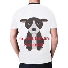 Load image into Gallery viewer, I&#39;m a Pit Bull New All Over Print T-shirt for Men/Large Size (Model T45)