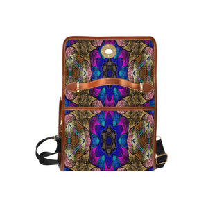 fractal 50 aa Waterproof Canvas Bag/All Over Print (Model 1641)