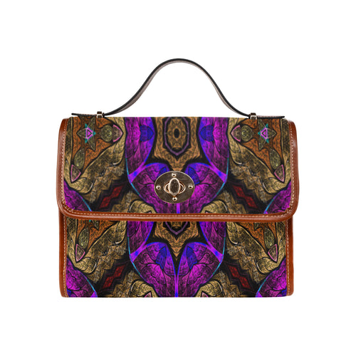 fractal 51 aa Waterproof Canvas Bag/All Over Print (Model 1641)