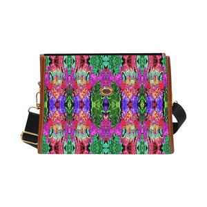 stained glass pattern 2 aa Waterproof Canvas Bag/All Over Print (Model 1641)