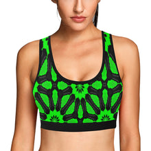 Load image into Gallery viewer, 506 Women&#39;s All Over Print Sports Bra (Model T52)