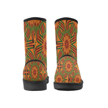 Load image into Gallery viewer, Kente 7 Custom High Top Unisex Snow Boots (Model 047)
