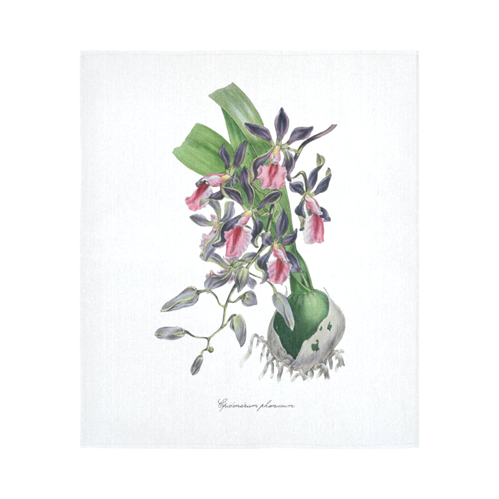 Epidendrum Phaeniceum Cotton Linen Wall Tapestry 51