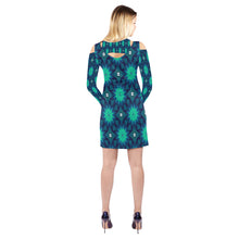 Load image into Gallery viewer, pattern 306 Cold Shoulder Long Sleeve Dress (Model D37)