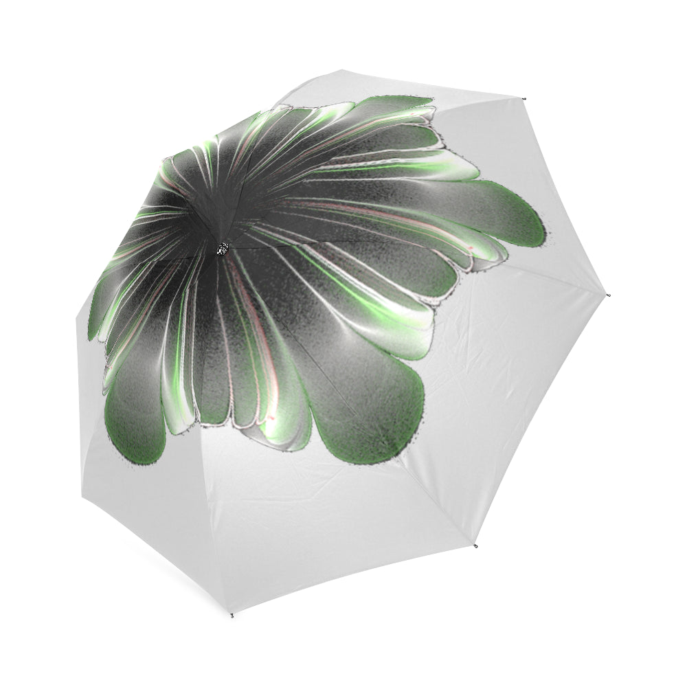 floral fract 9 Foldable Umbrella