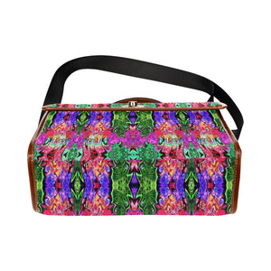 stained glass pattern 2 aa Waterproof Canvas Bag/All Over Print (Model 1641)