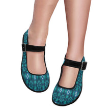 Load image into Gallery viewer, pattern 300 Mila Satin Women&#39;s Mary Jane Shoes (Model 4808)
