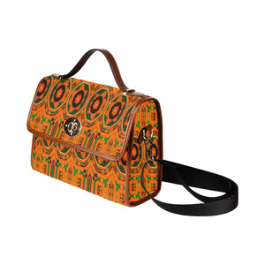 Kente 1 Waterproof Canvas Bag/All Over Print (Model 1641)