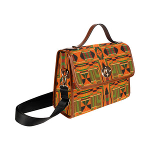 Kente 3 Waterproof Canvas Bag/All Over Print (Model 1641)