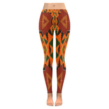 Load image into Gallery viewer, Kente 8 Low Rise Leggings (Invisible Stitch) (Model L05)