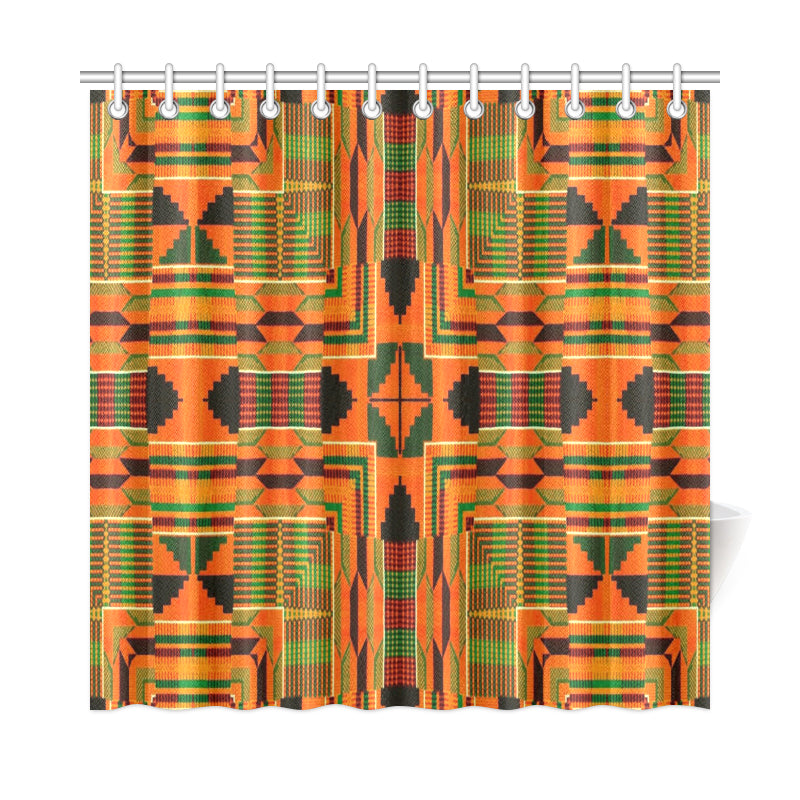 Kente 3 Shower Curtain 72