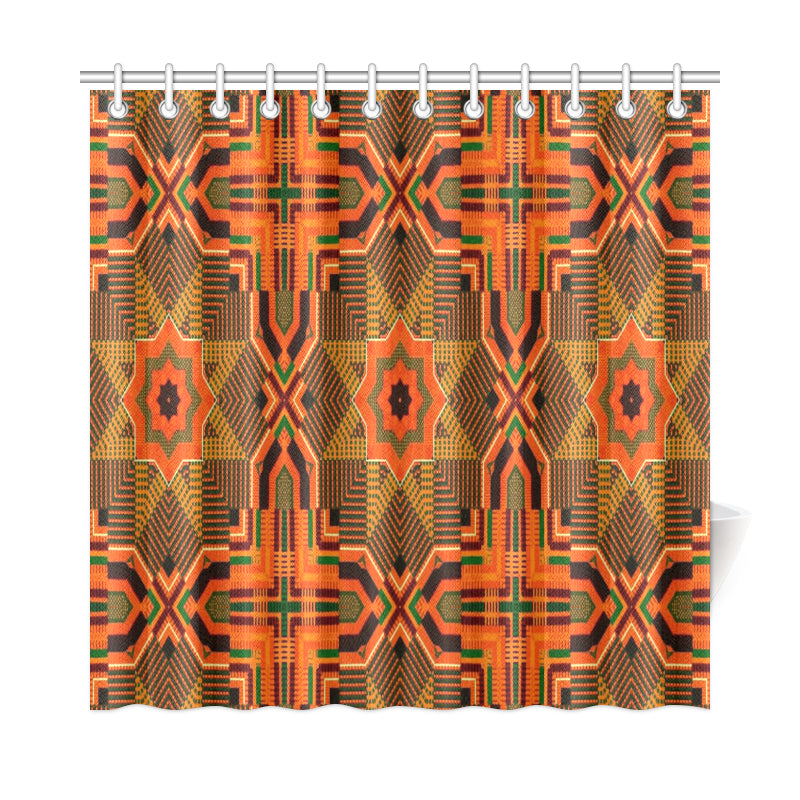 Kente 10 Shower Curtain 72