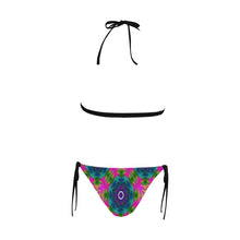 Load image into Gallery viewer, pattern 308 Buckle Front Halter Bikini Swimsuit (Model S08)