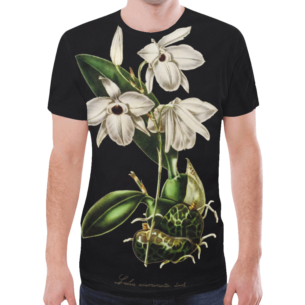 laelia acuminata New All Over Print T-shirt for Men (Model T45)